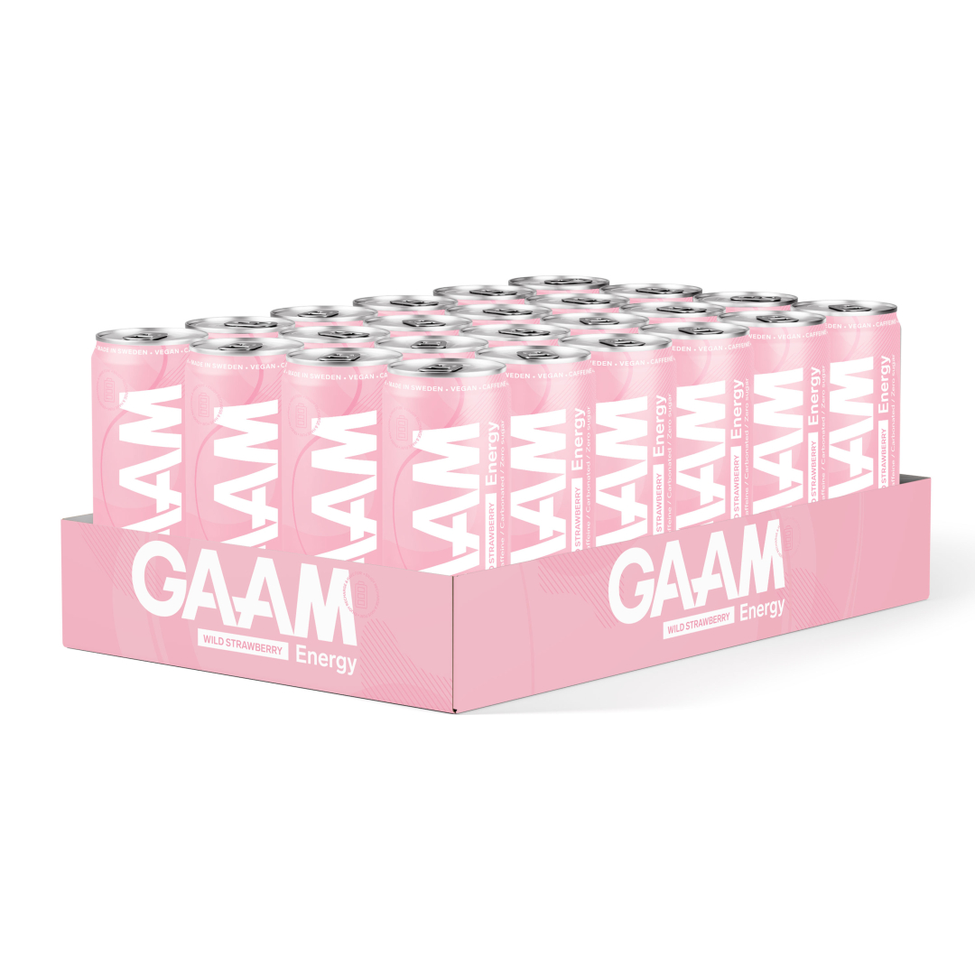 24 x GAAM Energy 330 ml Energidrikk