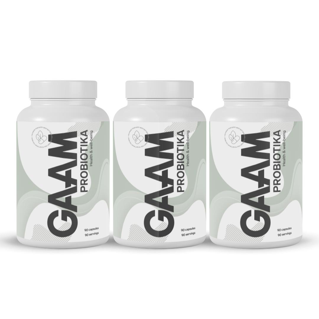 3 x GAAM Probiotika 90 caps