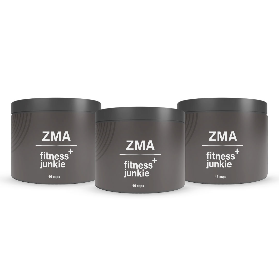 3 x fitnessjunkie ZMA 45 caps