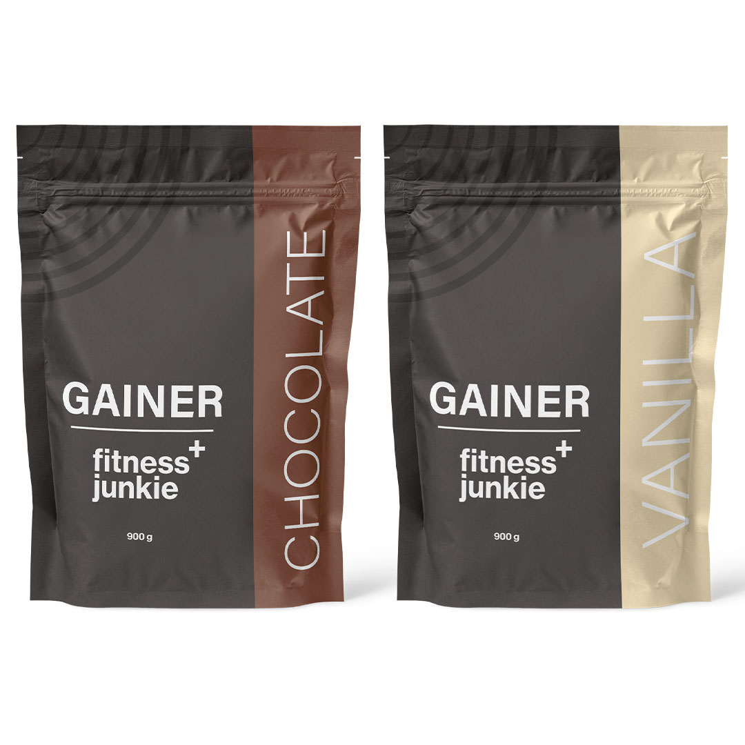 2 x fitnessjunkie Gainer 900 g