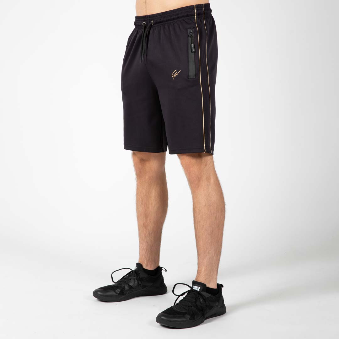 Gorilla Wear Wenden Track Shorts Black/Gold