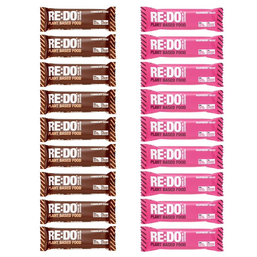 18 x REDO Bar 60 g Miksboks