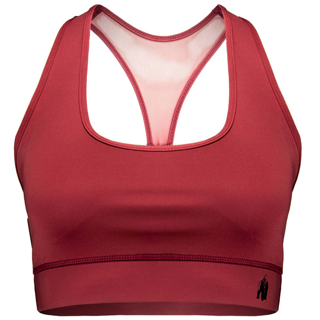 Gorilla Wear Meta Sports Bra Burgundy