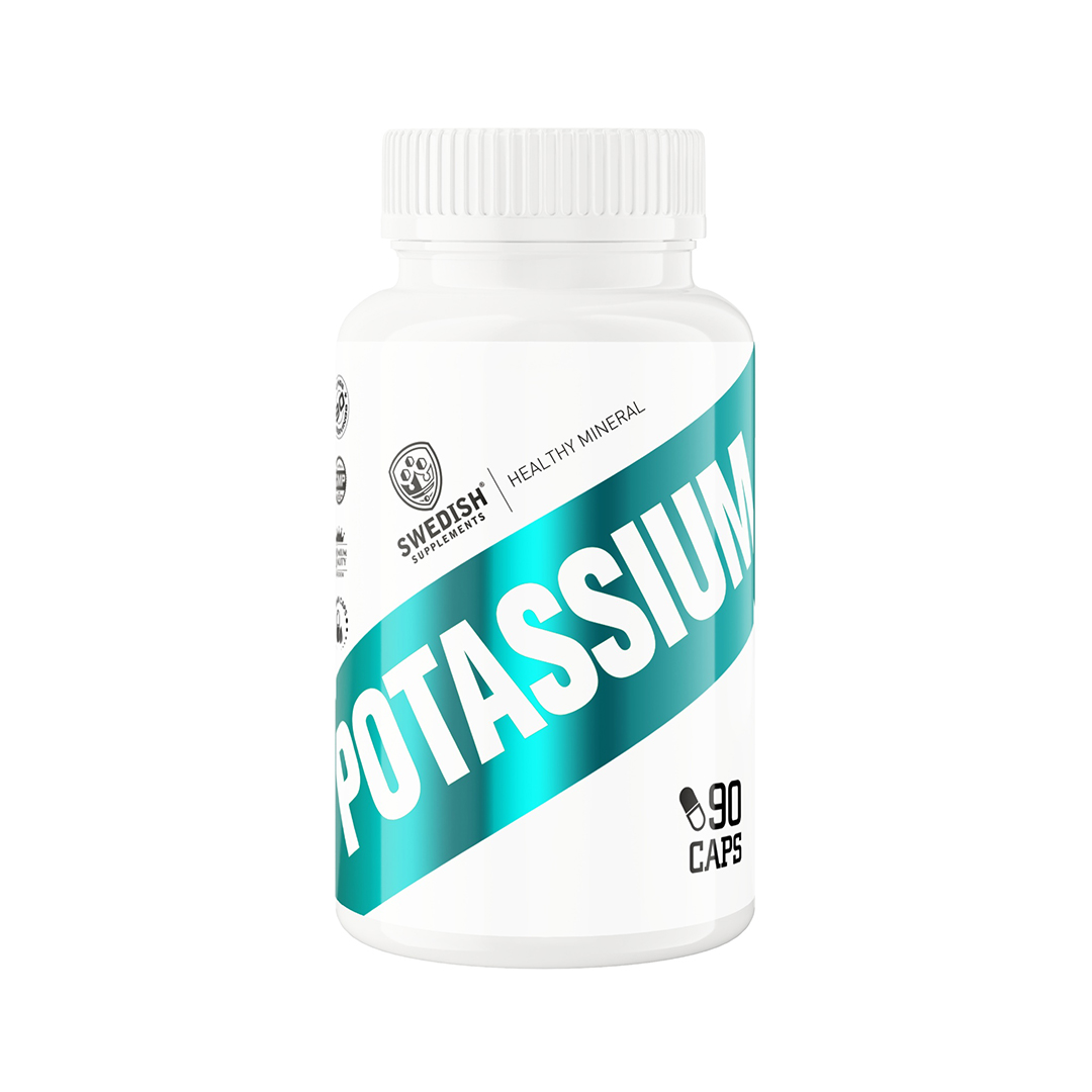 Swedish supplements Potassium 90 caps