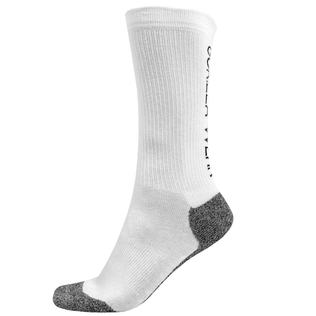 Gorilla Wear Performance Crew Socks White