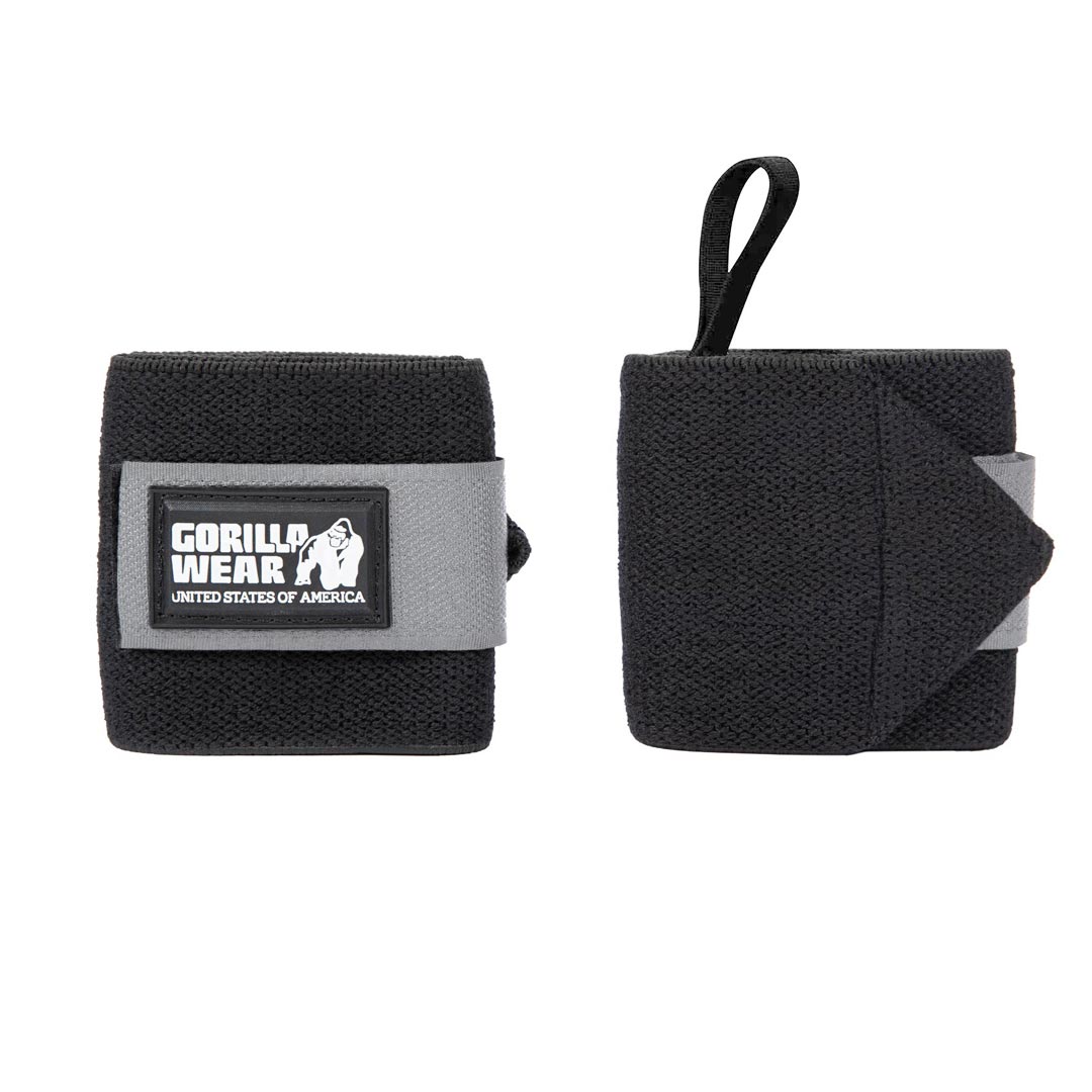 Gorilla Wear Wrist Wraps Basic Black/grey