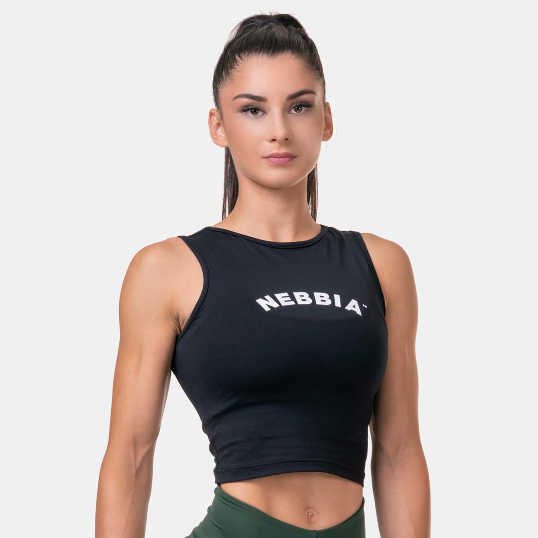 NEBBIA Fit & Sporty Tank Top Black