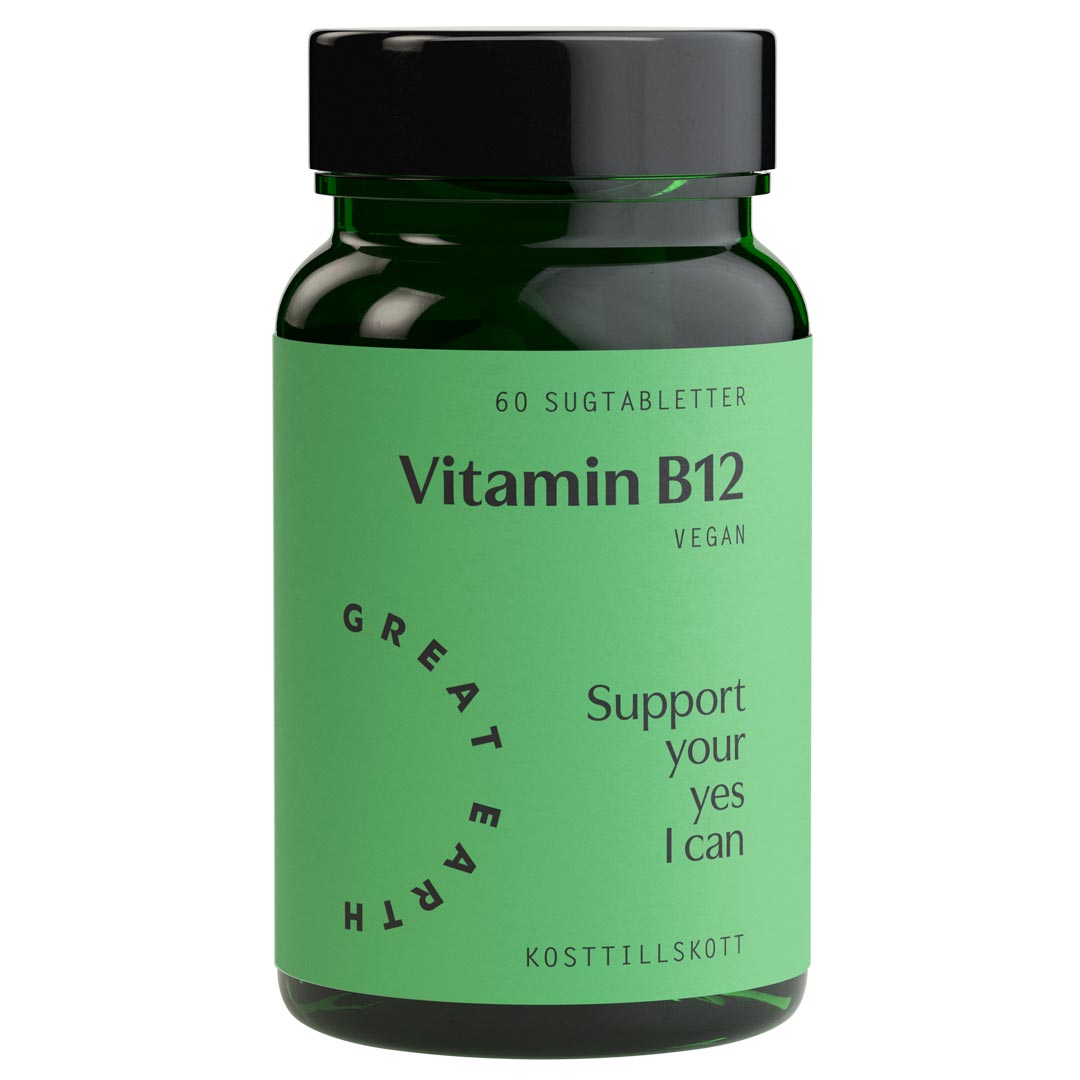 Great Earth Vitamin B12 60 Sugtabletter Körsbär