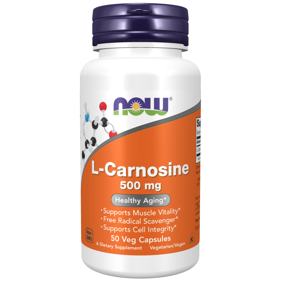 Now L-carnosine 500 Mg 50 Caps