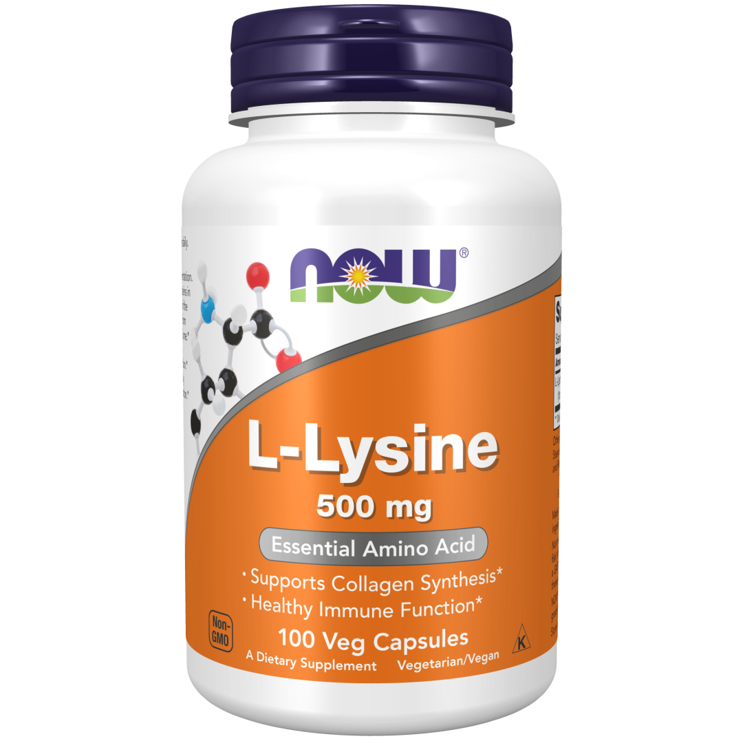 NOW L-Lysine 500 mg 100 caps