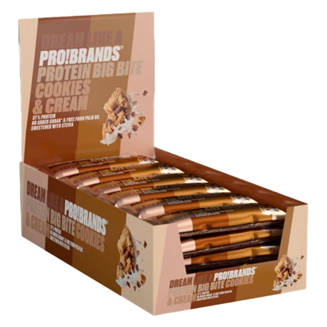 12 x Pro Brands Big Bite 45 g Cookies & Cream