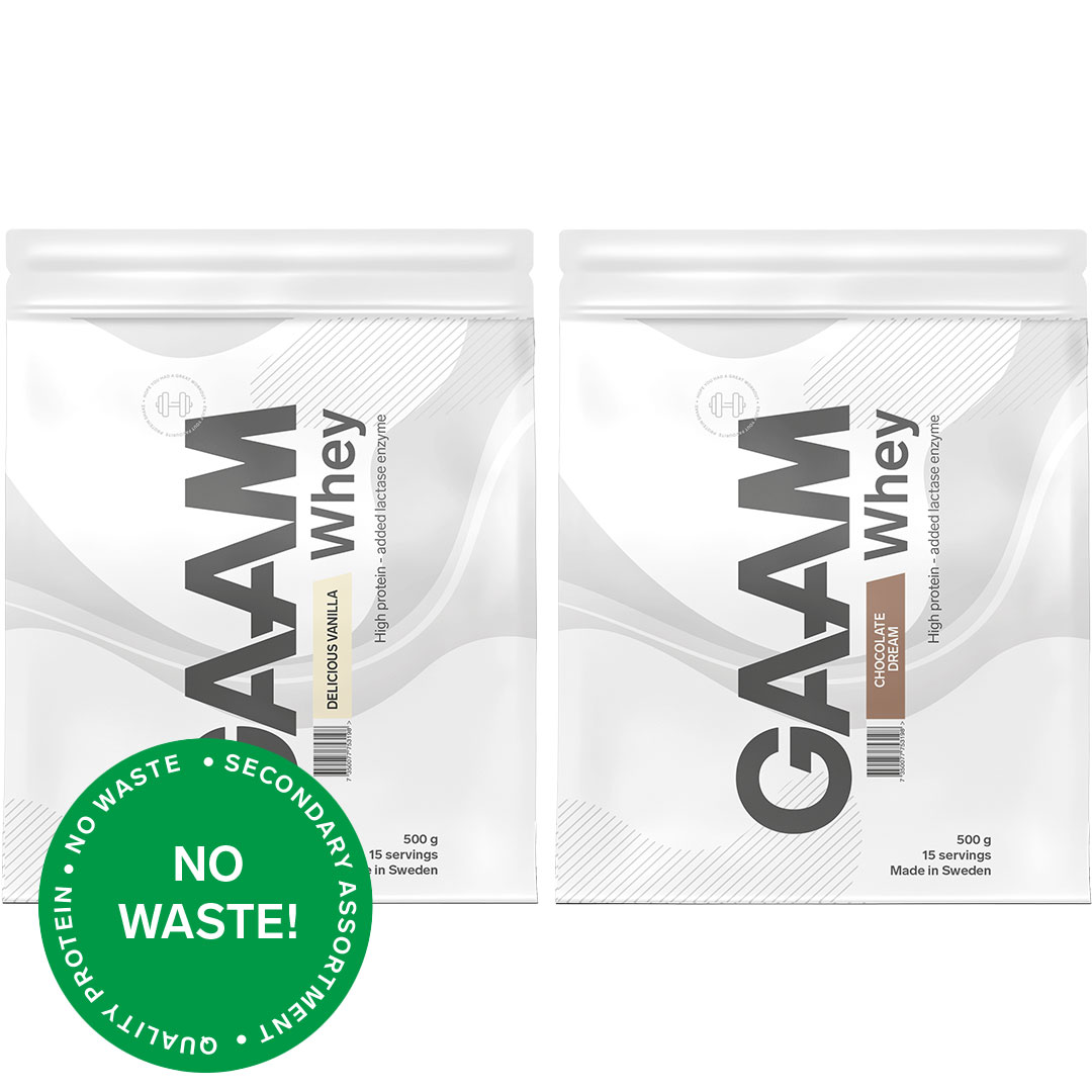 2 x GAAM Whey 500 g - No waste
