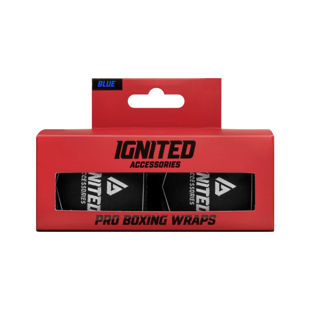 Ignited Boxing Hand Wraps Black 4.5 m