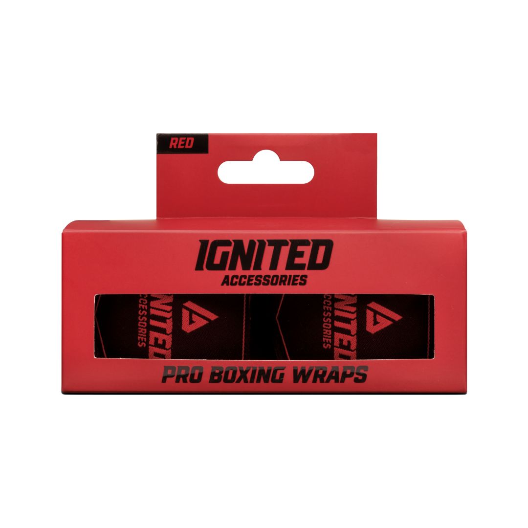 Ignited Boxing Hand Wraps Black 2.5 m