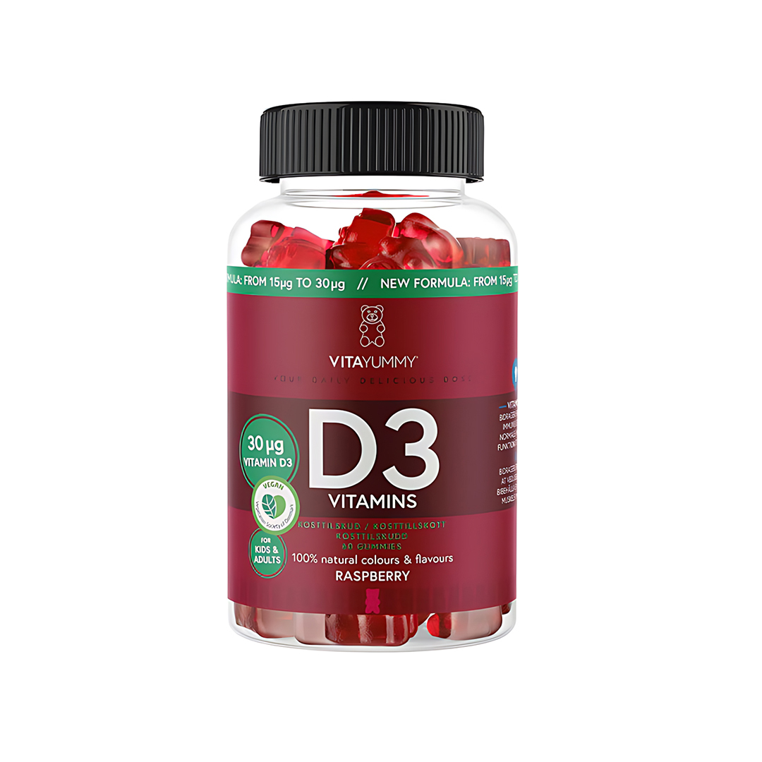 VitaYummy D3 Vitamin 60 pcs Raspberry