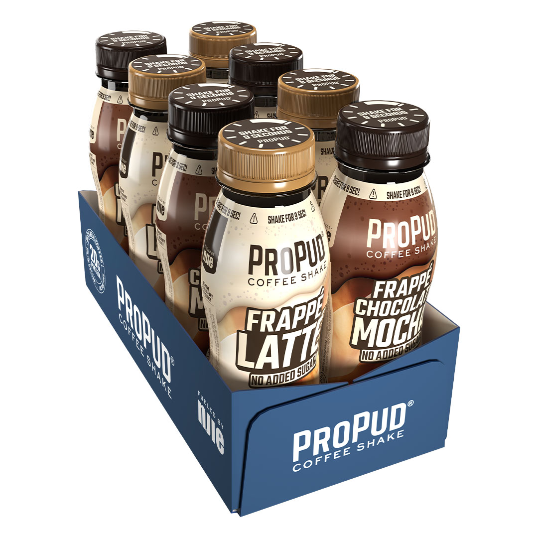 8 X Njie Propud Coffee Shake 203 Ml Mikspakke