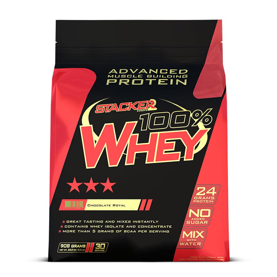 Stacker2 100% Whey 908 g Myseprotein