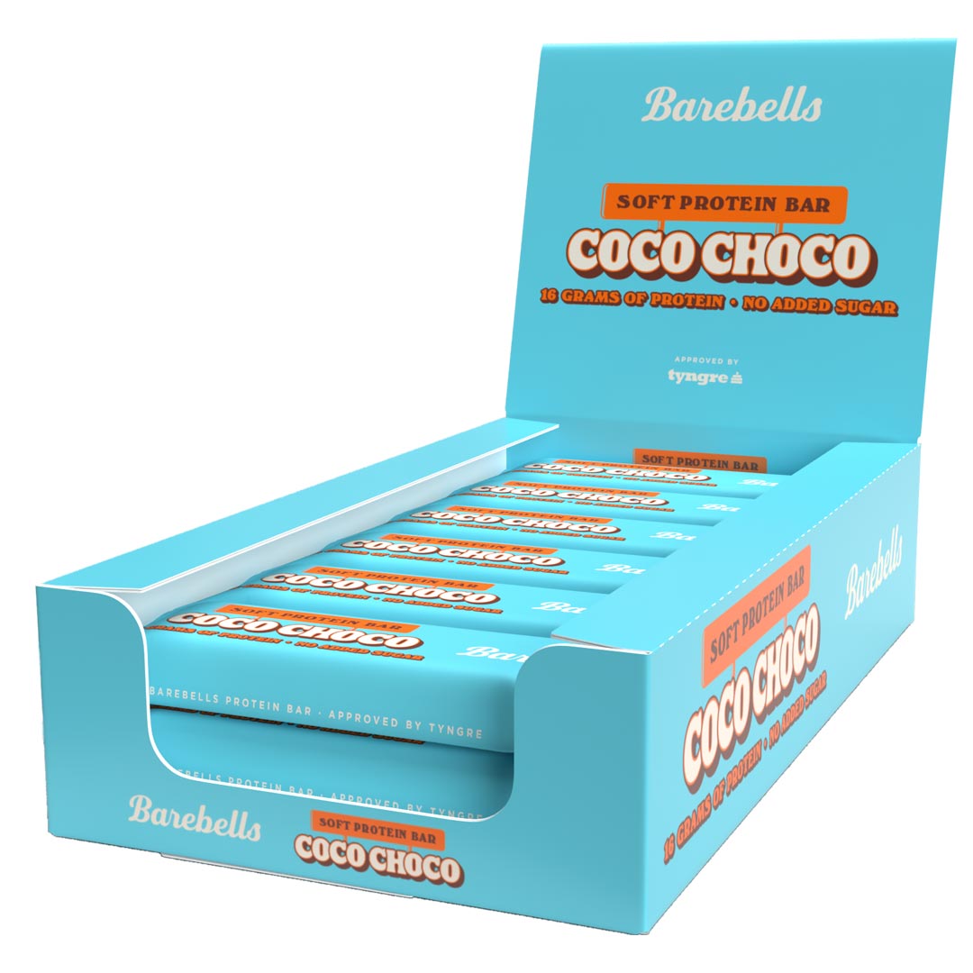 12 X Barebells Soft Protein Bar 55 G Coco Choco