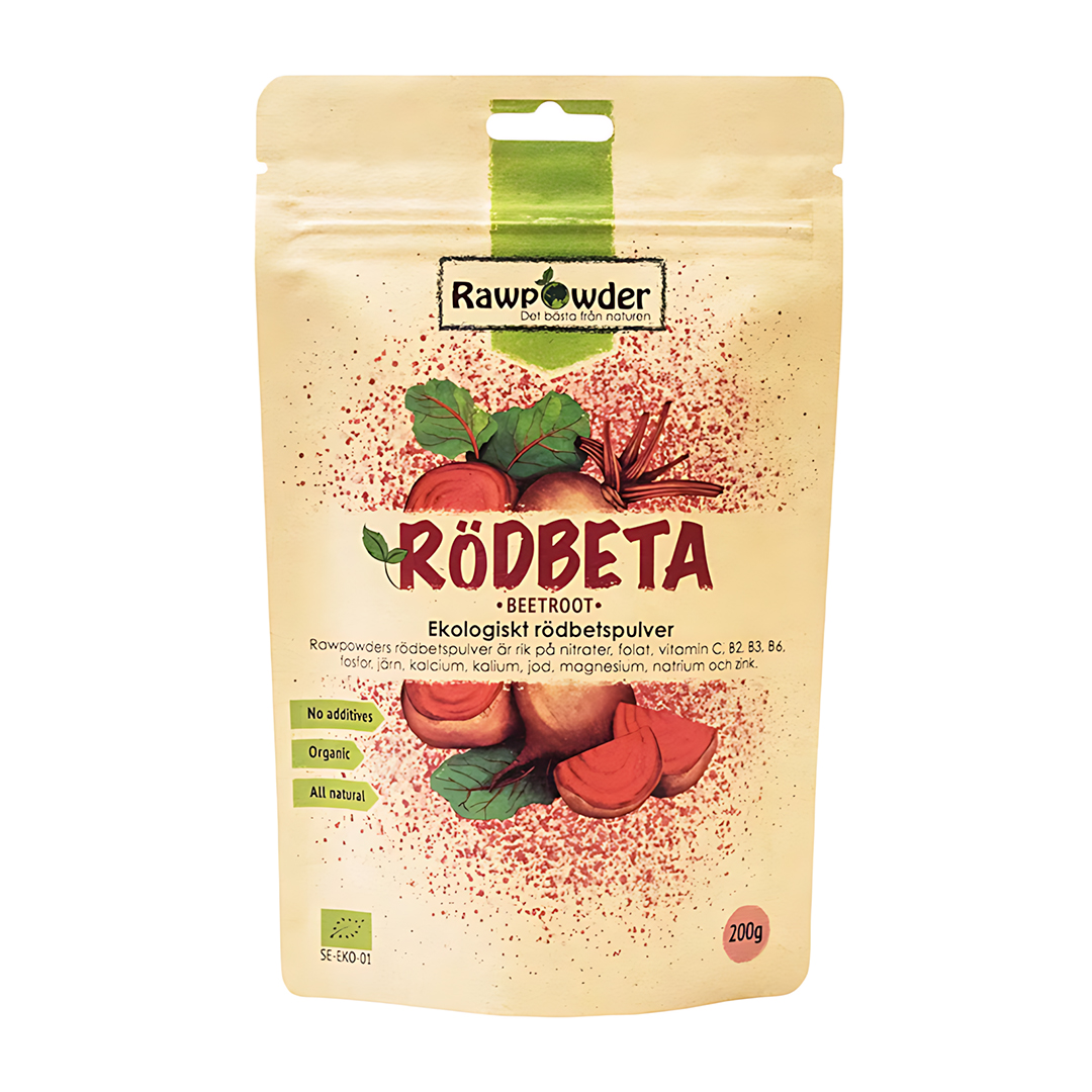 Rawpowder Rødbetpulver 200 g