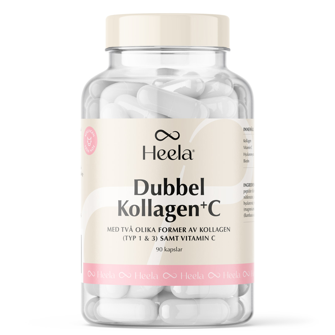 Heela Dobbelt Kollagen + C  90 caps