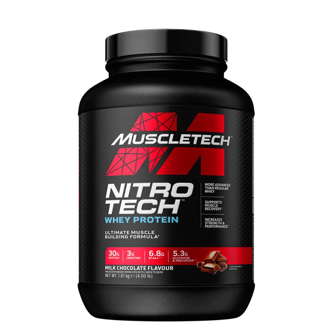 MuscleTech Performance Series Nitro-Tech 1.8 kg Myseprotein