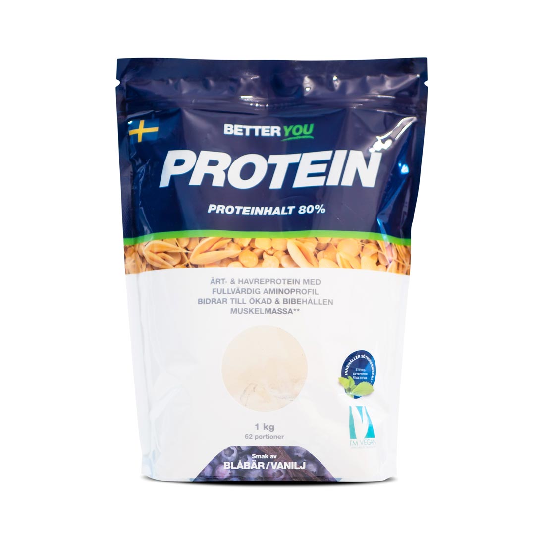 Better You Erte & Havreprotein 1 kg Veganprotein