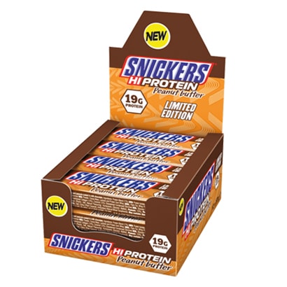 12 X Snickers Hi Protein Bar Peanutbutter 57 G