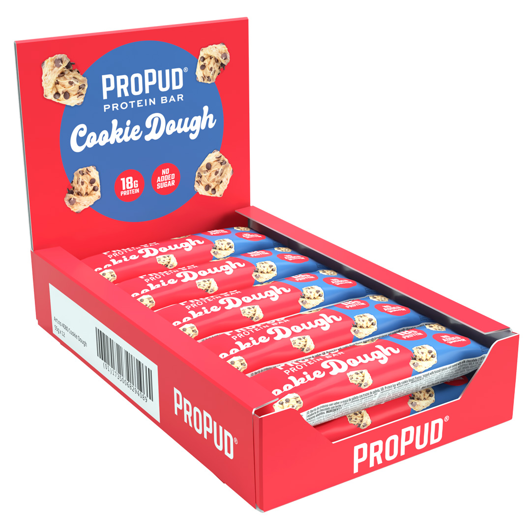 12 x NJIE ProPud Proteinbar 55 g Cookie Dough