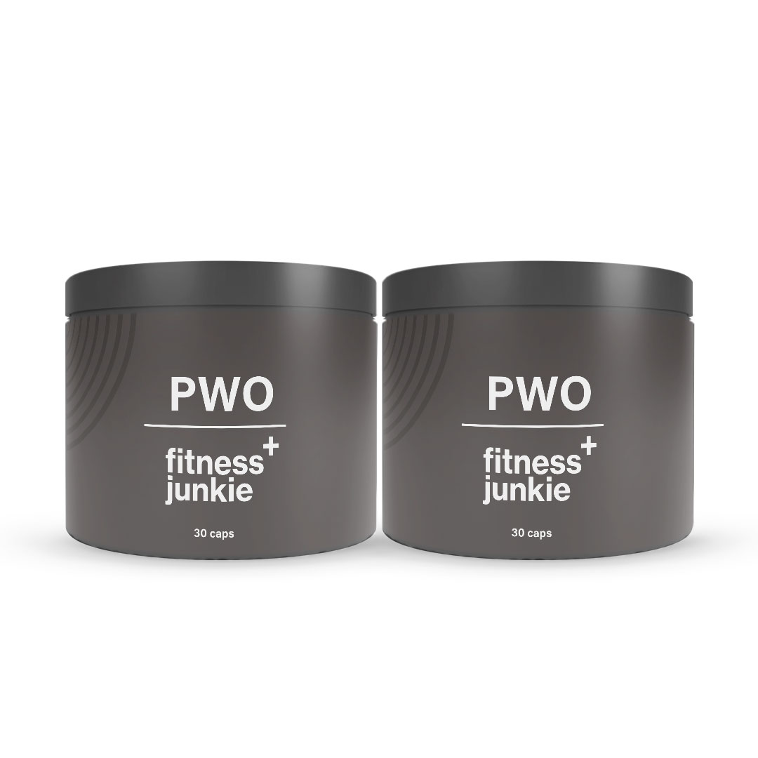 2 x fitnessjunkie PWO 30 caps