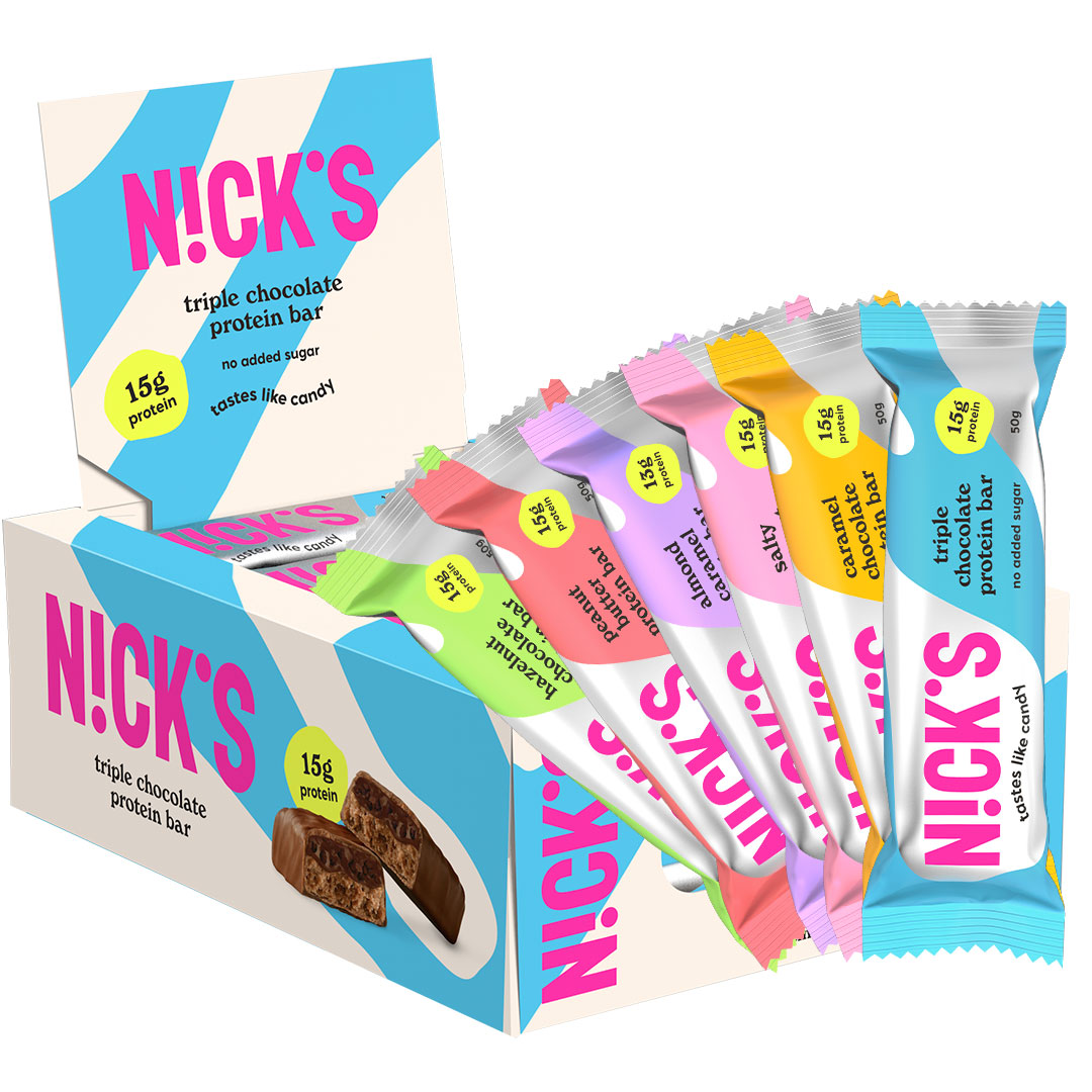 12 x NICKS Soft Bar MIX 50 g