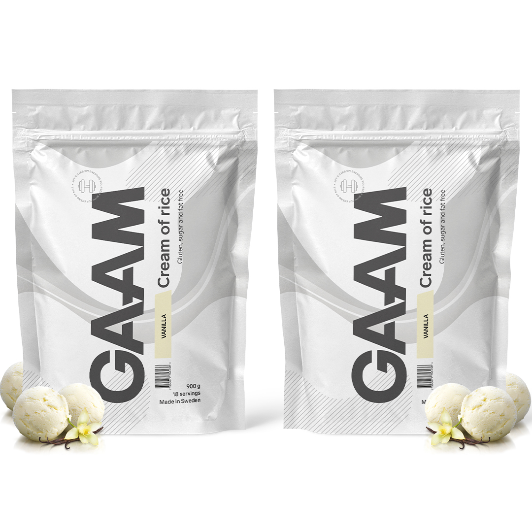 2 x GAAM Cream of Rice 900 g