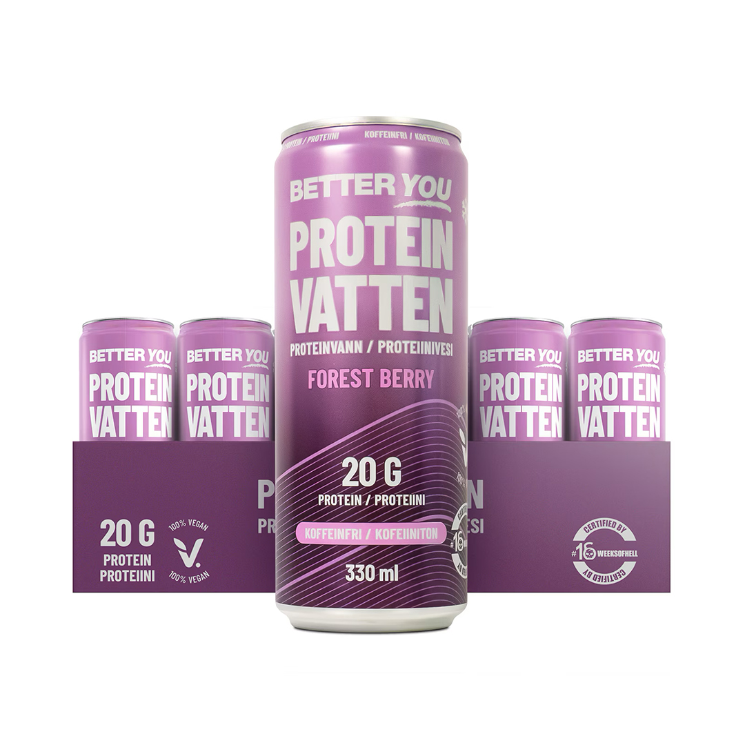 24 x Better You Proteinvatten 330 ml Forest Berry