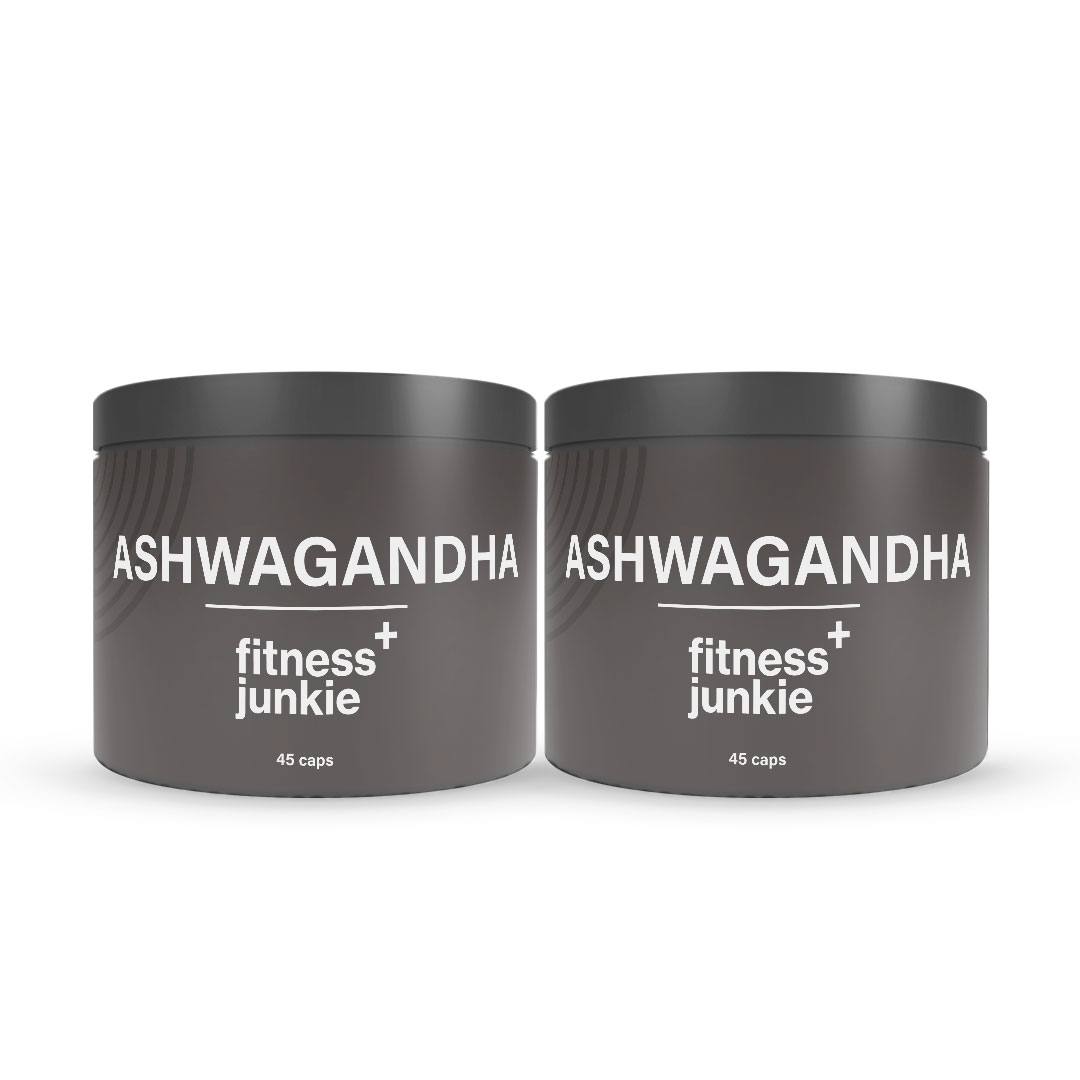 2 x fitnessjunkie Ashwagandha 45 caps