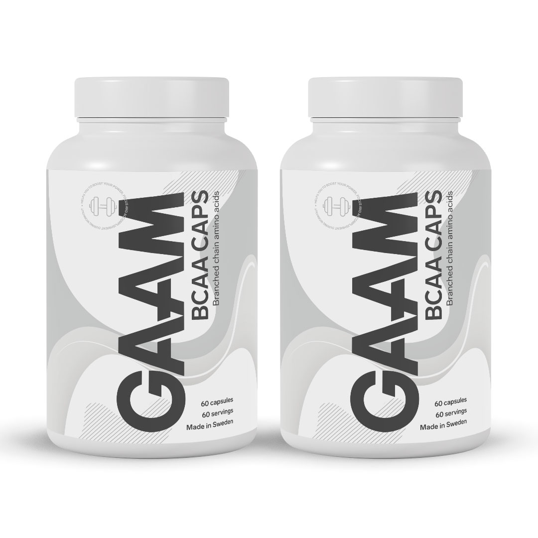 2 x GAAM BCAA 60 caps