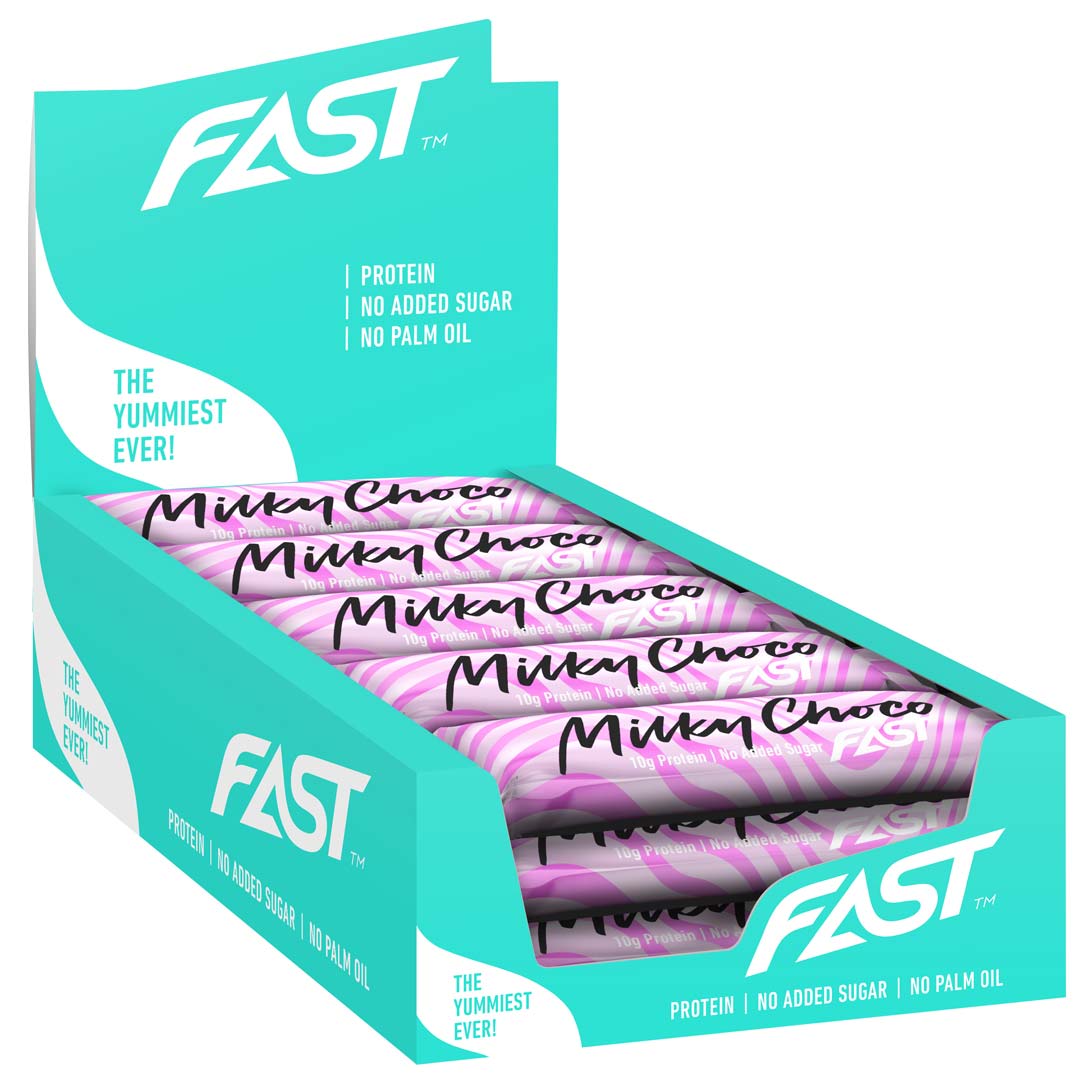 15 x FAST Sport Nutrition Enjoyment Bar 45 g Milky Choco