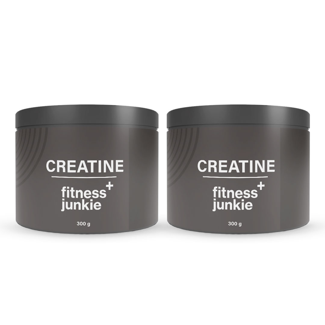 2 x fitnessjunkie Creatine 300 g Kreatin