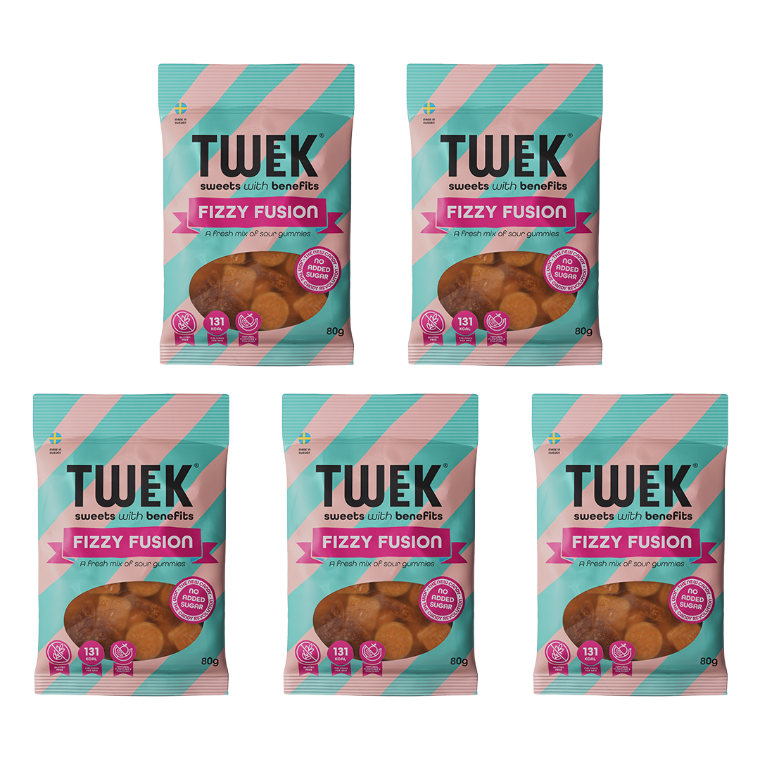 5 x Tweek Sweets 80 g Fizzy Fusion