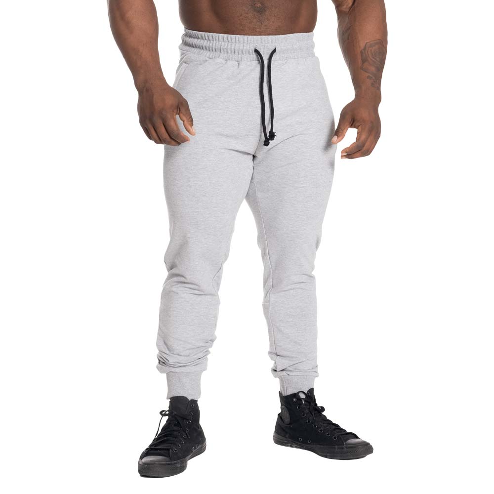 GASP Tapered Joggers Light Grey Melange