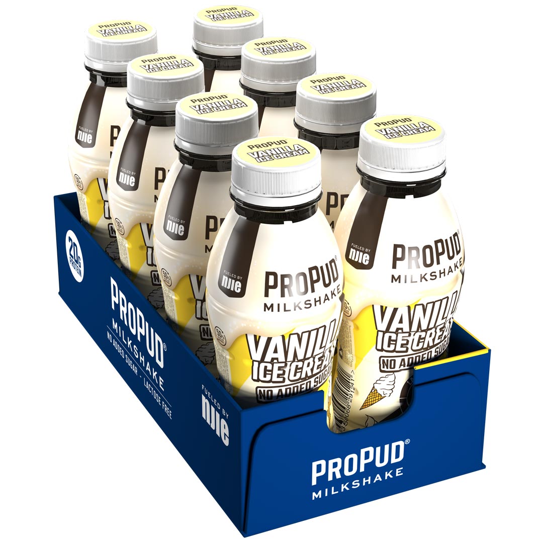 8 X Njie Propud Protein Milkshake 330 Ml Vanilla Ice Cream