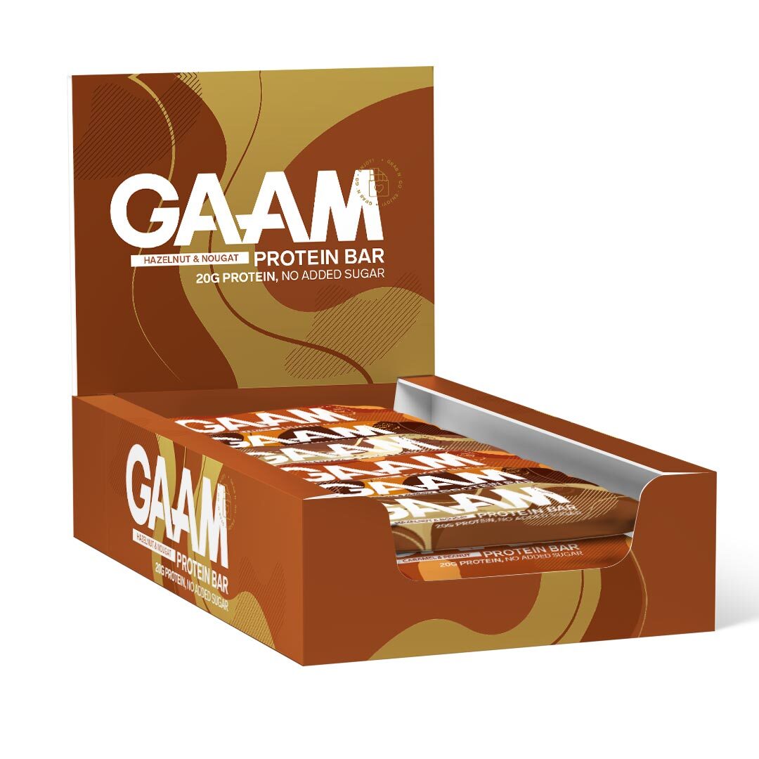 12 x GAAM Protein bar 55 g Miksboks