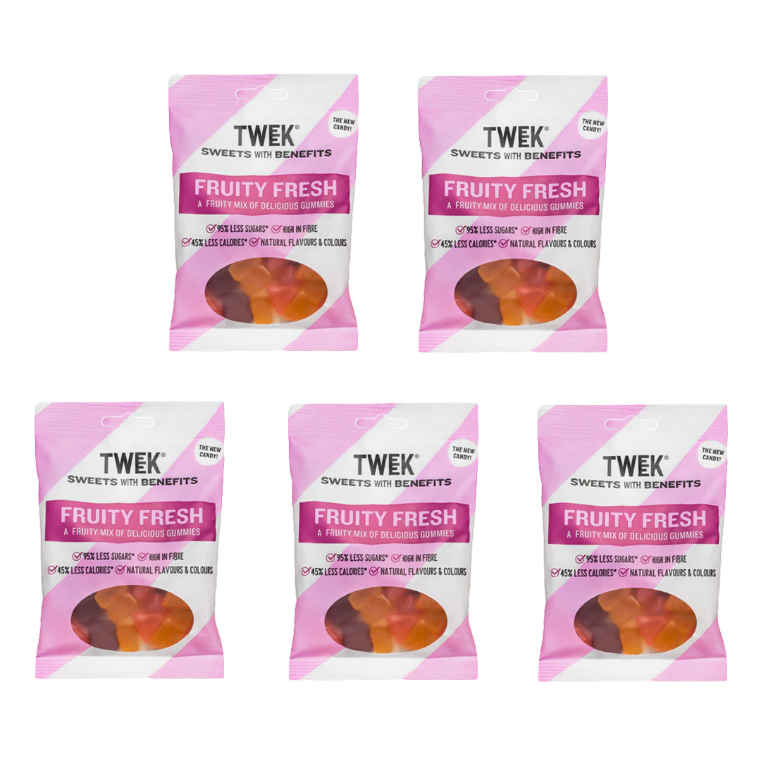 5 x Tweek Sweets 80 g Fruity Fresh