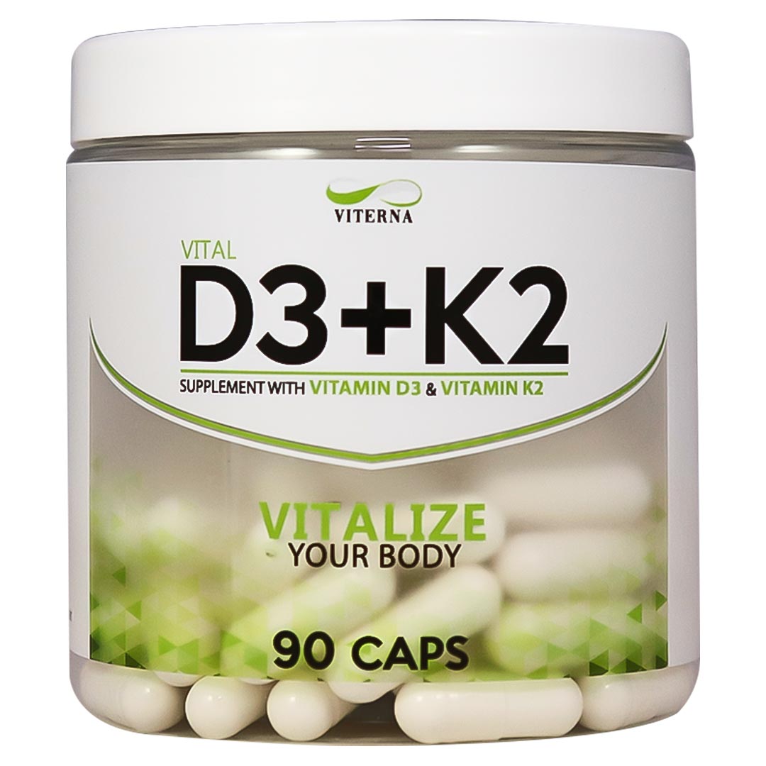 Viterna Vitamin D3 + K2 90 Caps