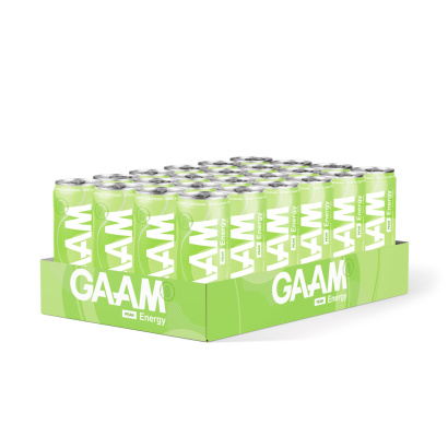 24 x GAAM Energy 330 ml Energidrikk