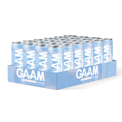 24 x GAAM Energy 330 ml Energidrikk