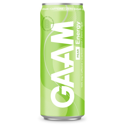 24 x GAAM Energy 330 ml Pear