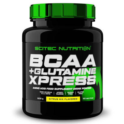 Scitec Nutrition BCAA + Glutamine Xpress Aminosyrer 600 g Scitec Nutrition BCAA + Glutamine Xpress Aminosyrer 600 g
