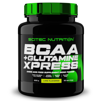 Scitec Nutrition BCAA + Glutamine Xpress Aminosyrer 600 g Scitec Nutrition BCAA + Glutamine Xpress Aminosyrer 600 g