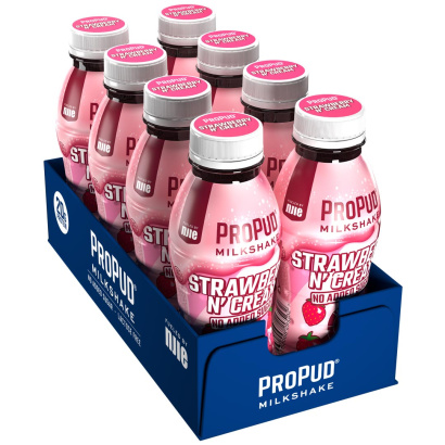 8 x NJIE ProPud Protein Milkshake 330 ml