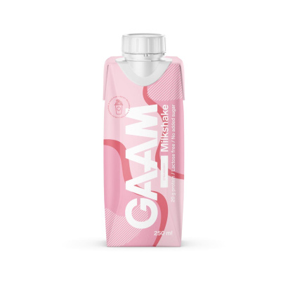 15 x GAAM Milkshake 250 ml Strawberry