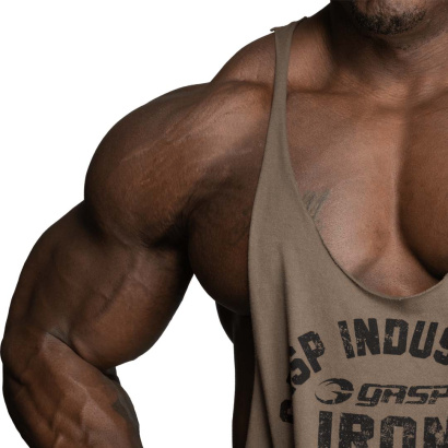 GASP Stringer Tank Washed Green